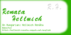 renata hellmich business card